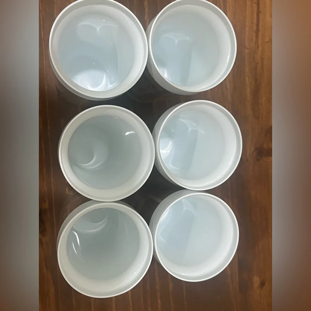 Vintage Rare Set- 6 West Bend Thermo-Serv Cadillac Cars Insulated Tumblers Auto